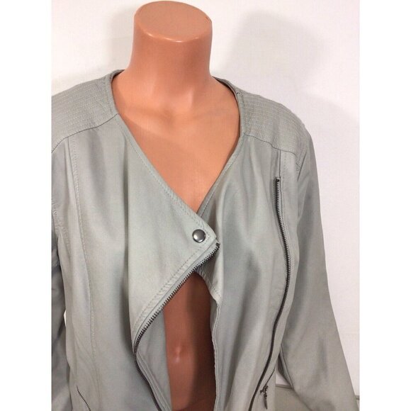 Alfani Leather Jacket Womens Large - Picture 3 of 6